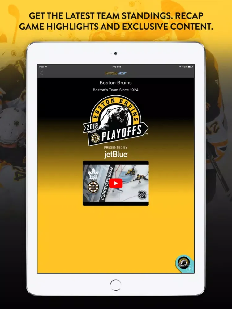 Capturas de pantalla de Bruins ICE iPad 