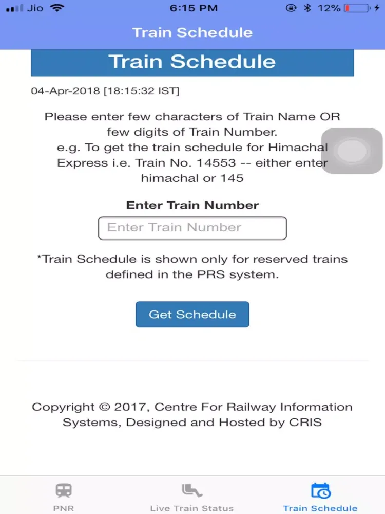 IRCTC Info iPad  スクリーンショット