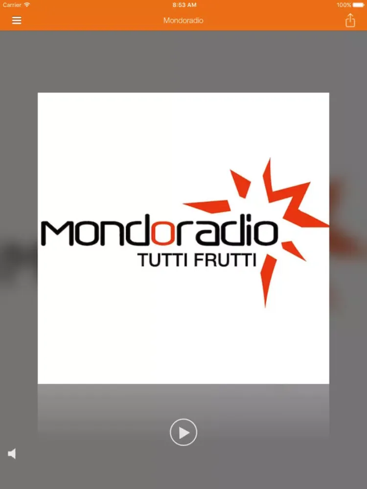 Mondoradio Tuttifrutti iPad  Screenshots