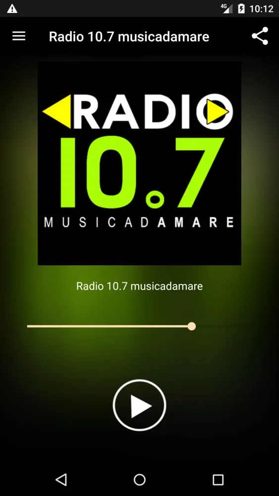 Capturas de pantalla de Radio 10.7 musicadamare
