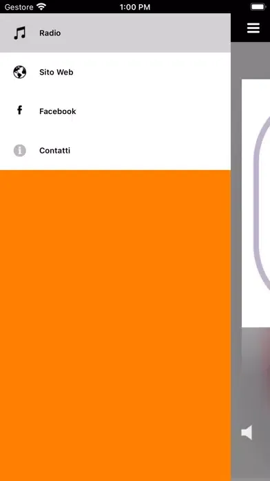 Tangkapan layar Radio Aurora app