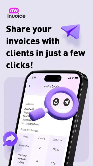 InMYvoice Easy Invoicing应用截图