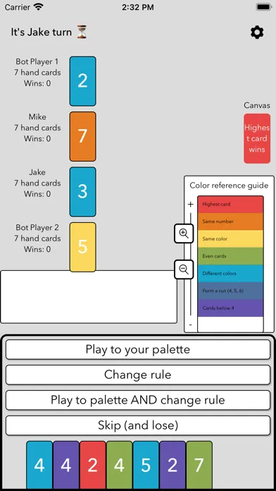Color7 Card Game Ekran Görüntüleri