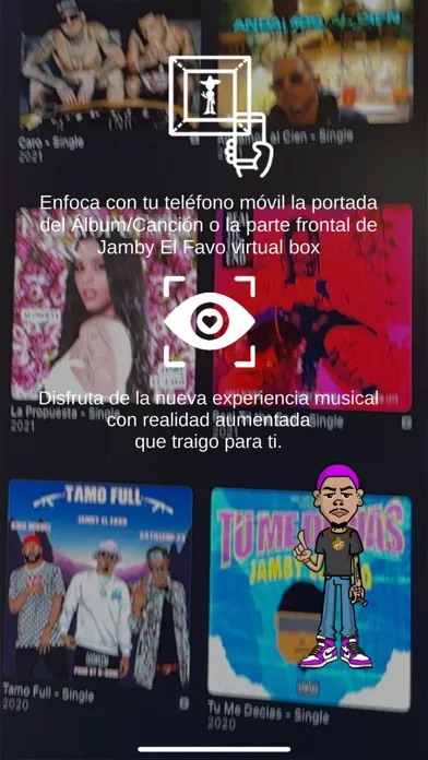 Capturas de tela do Jamby el Favo AR