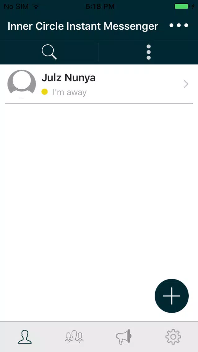 Inner Circle Instant Messenger سکرین شاٹس