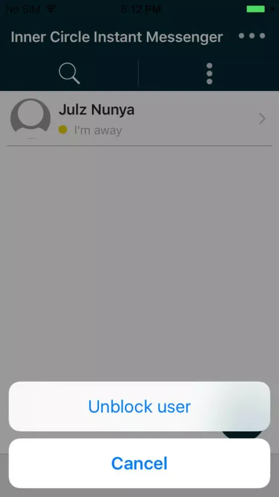 Inner Circle Instant Messenger स्क्रीनशॉट