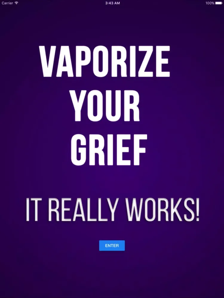 تصاویر Vaporize Your Grief iPad 