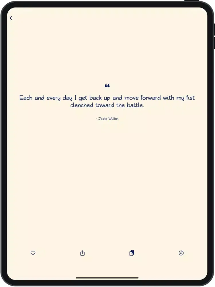 Zrzuty ekranu Inspirational Quotes - Innergy iPad 