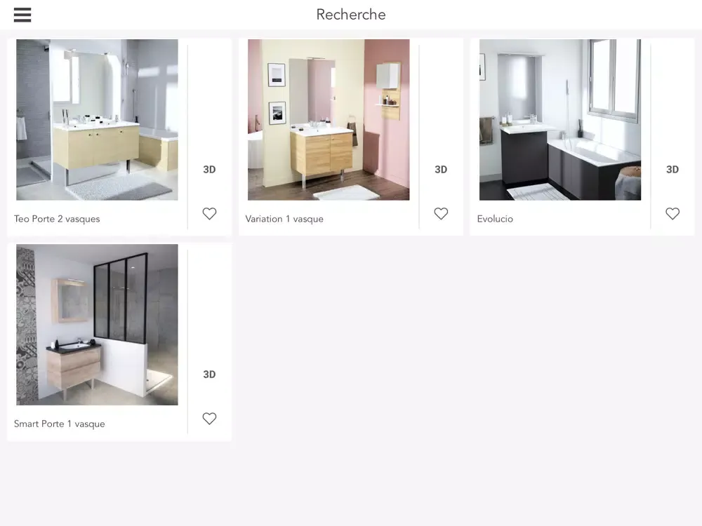 Chêne Vert 3D Catalogue iPad  Screenshots