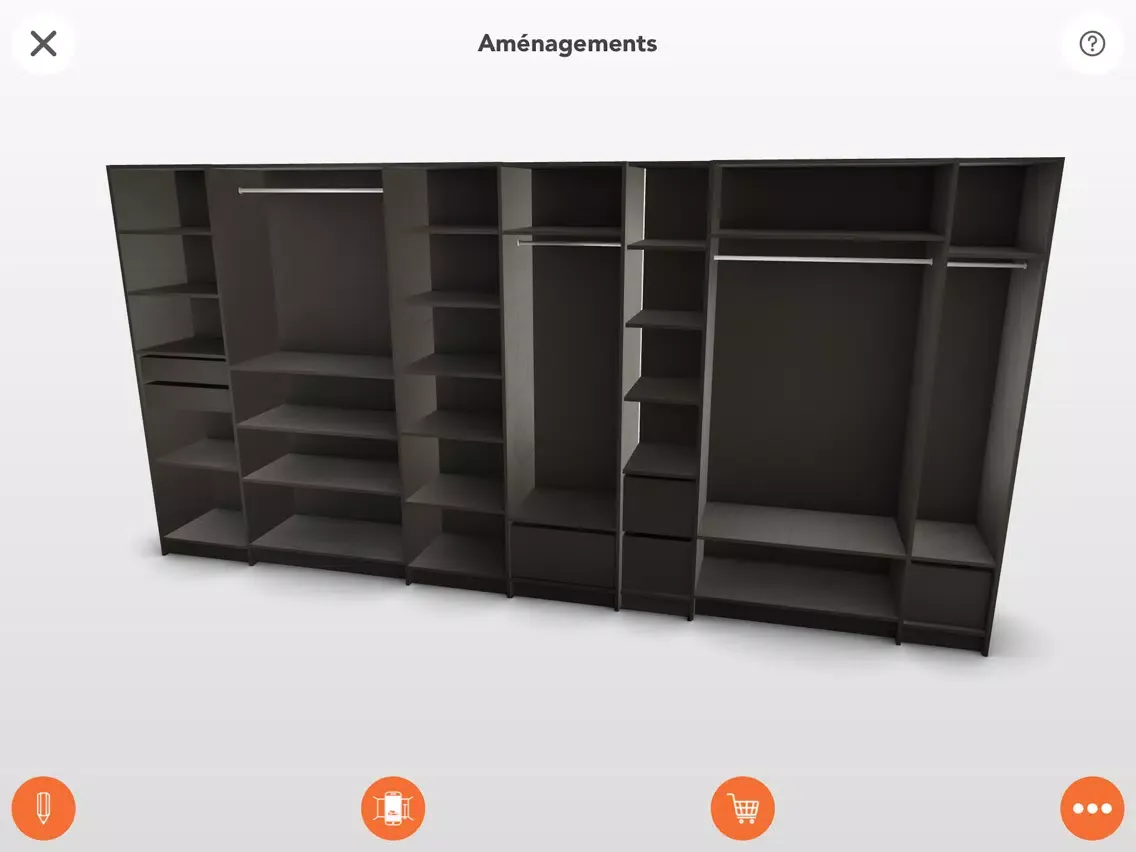 Tangkapan skrin SPACIA iPad 