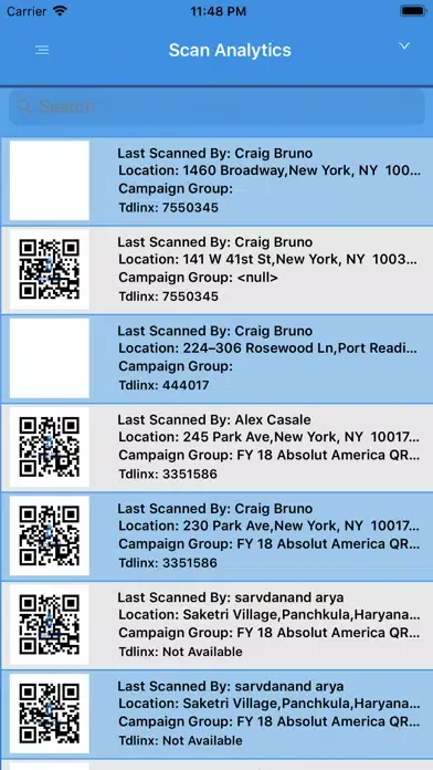 Pernod Ricard QR Tracking应用截图