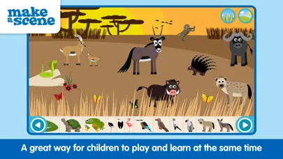 Capturas de tela do Make a Scene: Safari (Pocket)