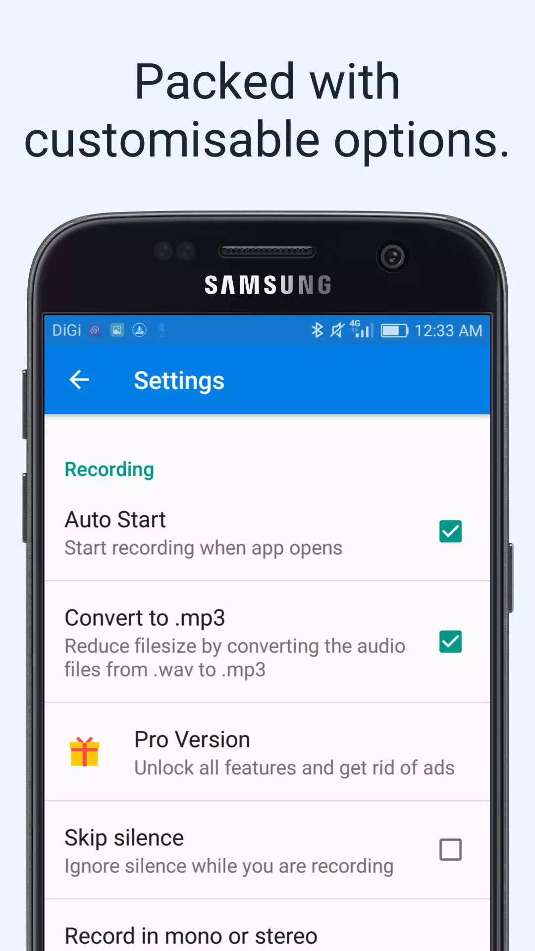 VoiceDrop (Audio To Dropbox) Screenshots