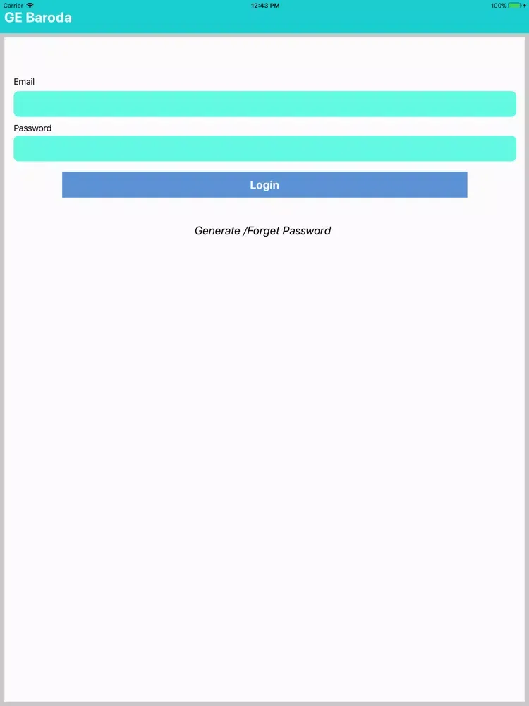Скриншоты GE Baroda iPad 