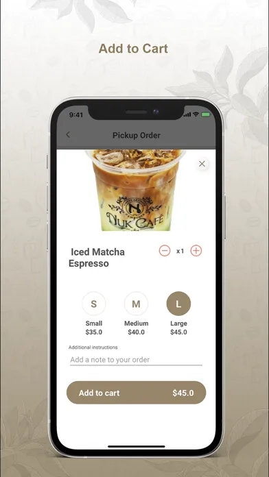 Zrzuty ekranu Nuk Cafe HK