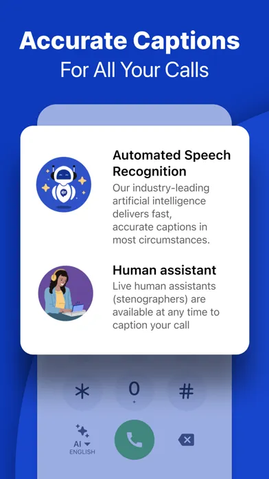 Captures d'écran de InnoCaption: Call Captioning