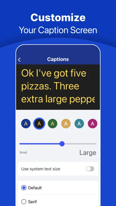 Captures d'écran de InnoCaption: Call Captioning