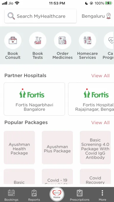 Captures d'écran de MyHealthcare Plus