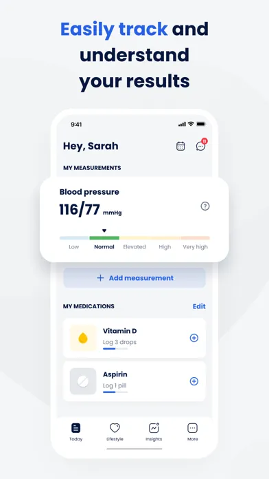Tangkapan skrin Cardi Health: Heart Health App