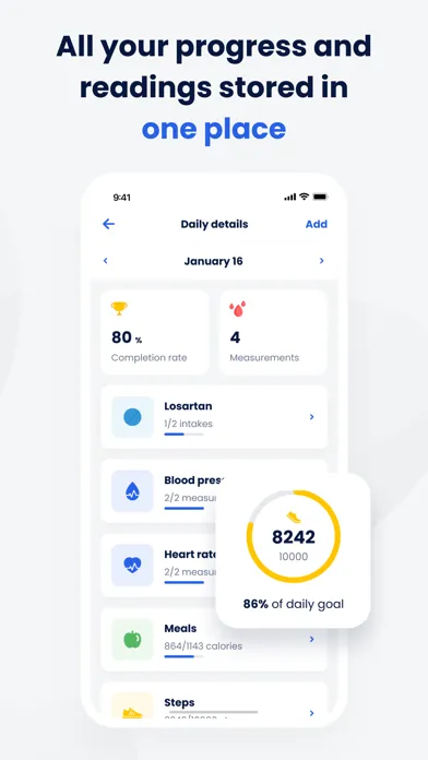 Tangkapan skrin Cardi Health: Heart Health App