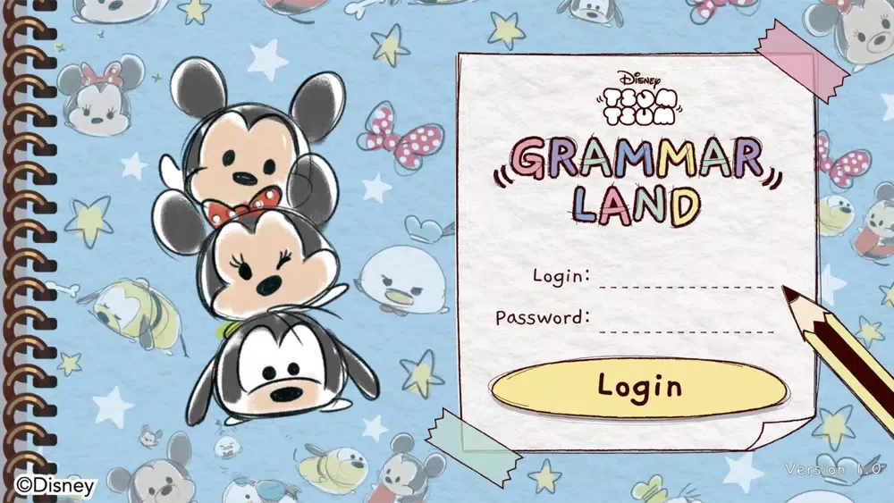 Tangkapan skrin Disney Grammar Land