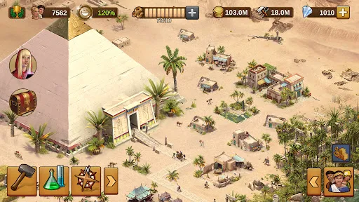 Tangkapan skrin Forge of Empires: Build a City