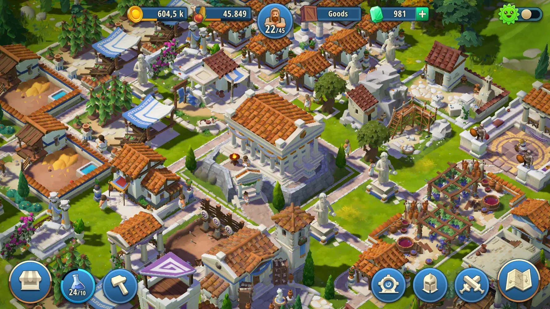 Screenshot di Heroes of History