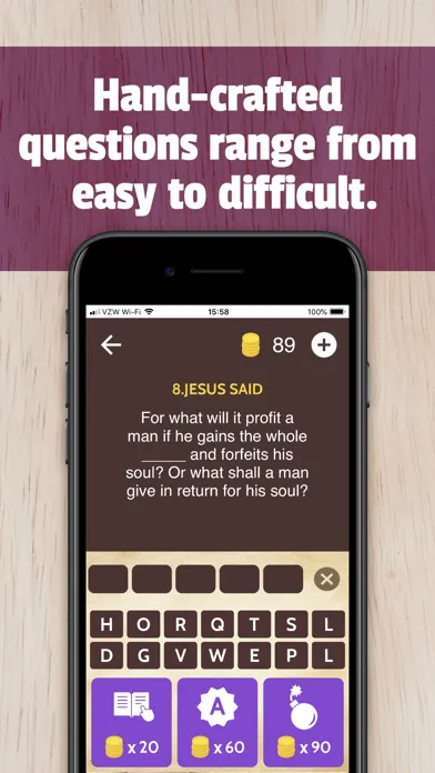 Bible Trivia App Game应用截图