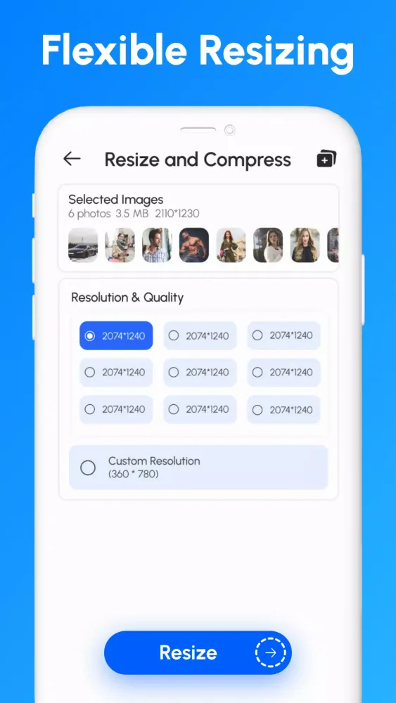 Compress Photos- Image Resizer Screenshots