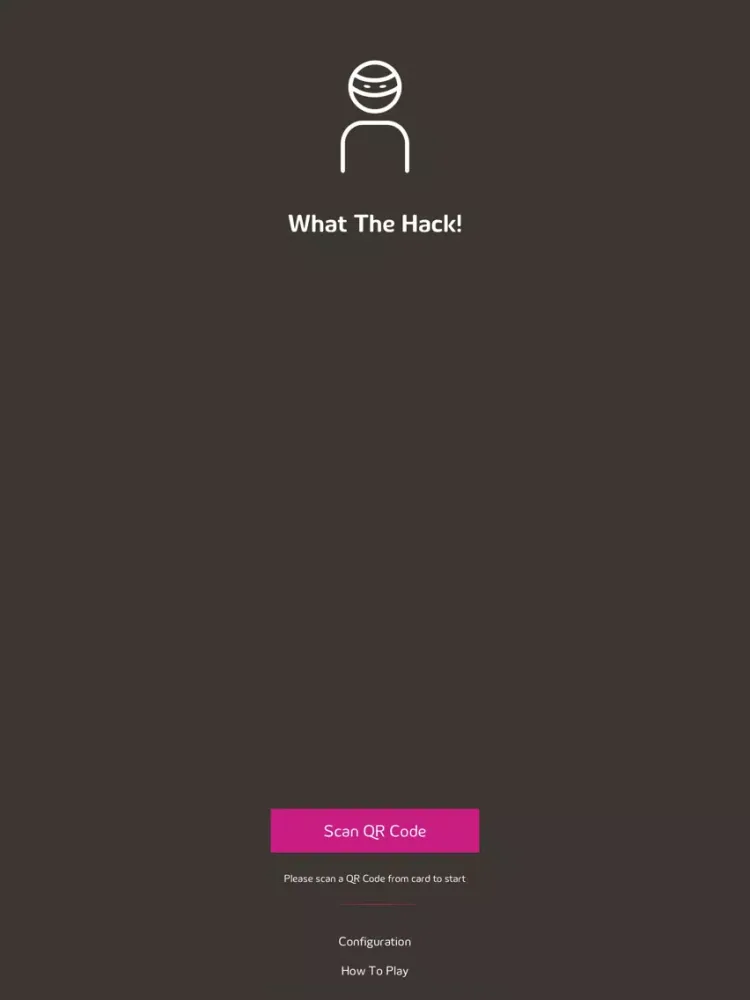 Ảnh chụp màn hình của innogy What The Hack! iPad 