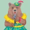 Forest Friends' Party Stickers