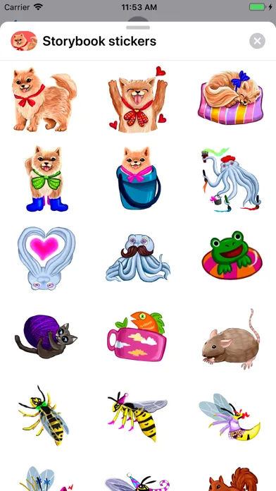 Tangkapan skrin Storybook Stickers