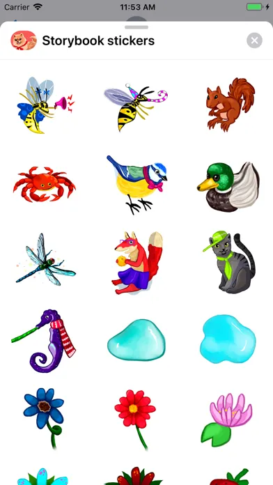 Tangkapan skrin Storybook Stickers