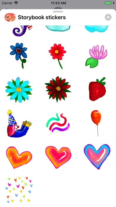 Tangkapan skrin Storybook Stickers