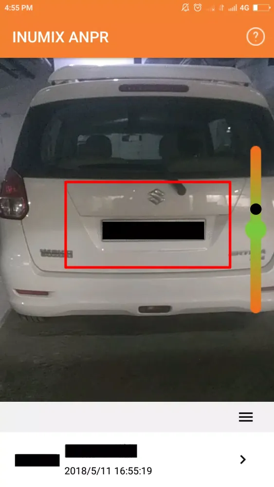 Screenshot di INUMIX ANPR