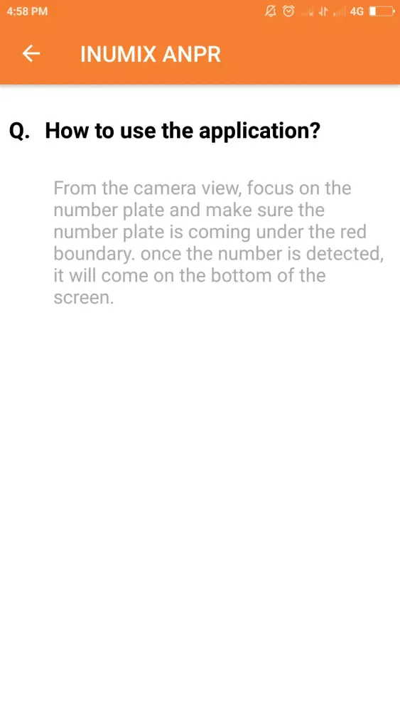 Screenshot di INUMIX ANPR
