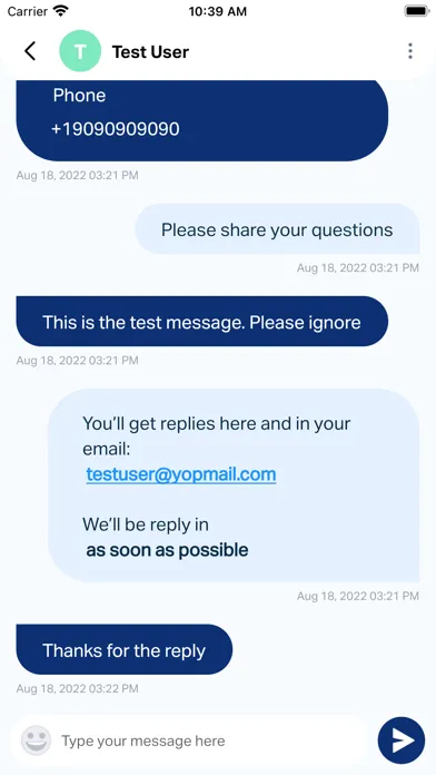 RoundView ‑ Livechat + Chatbot Screenshots