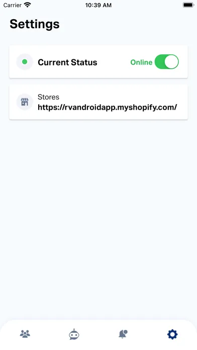 RoundView ‑ Livechat + Chatbot Screenshots