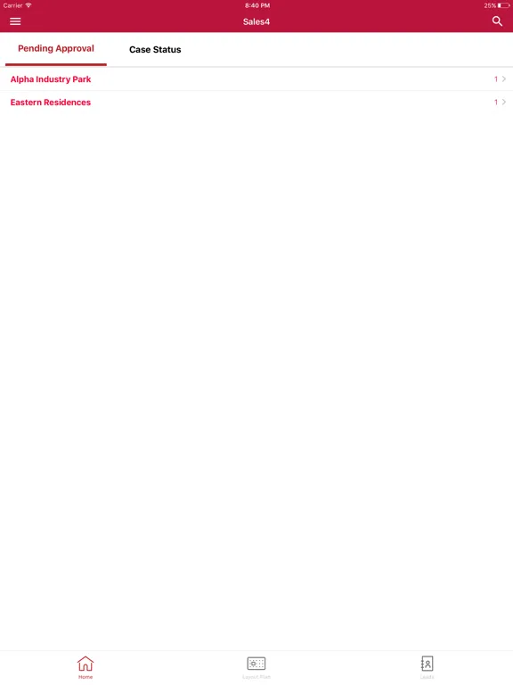 SAM Mobile App iPad  スクリーンショット