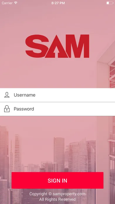 SAM Mobile App スクリーンショット