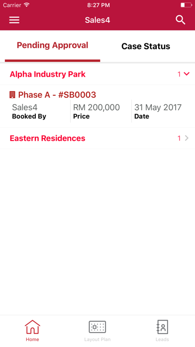 SAM Mobile App Screenshots