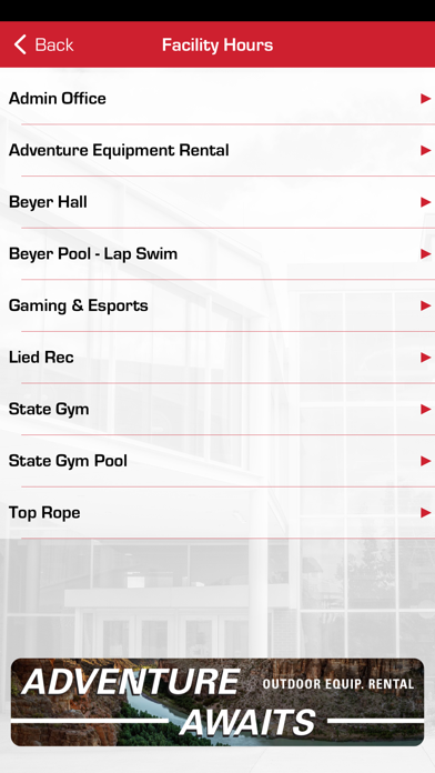 Capturas de pantalla de Iowa State Rec