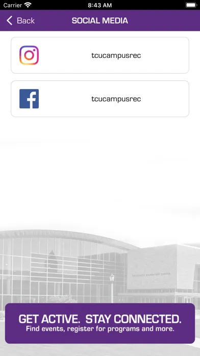 TCU Campus Recreation应用截图
