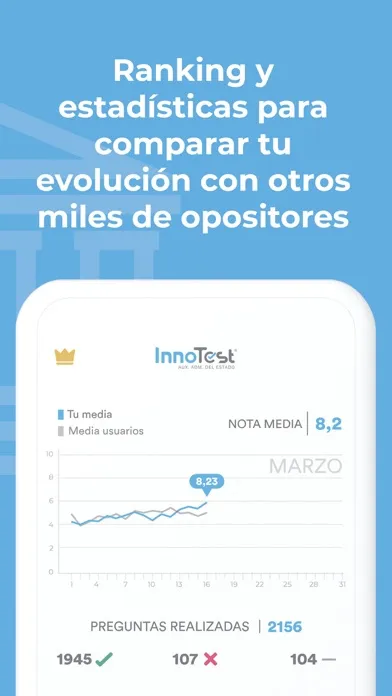 Capturas de tela do InnoTest Auxiliar Adtvo Estado