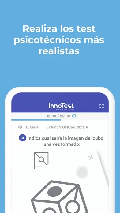 Capturas de tela do InnoTest Auxiliar Adtvo Estado