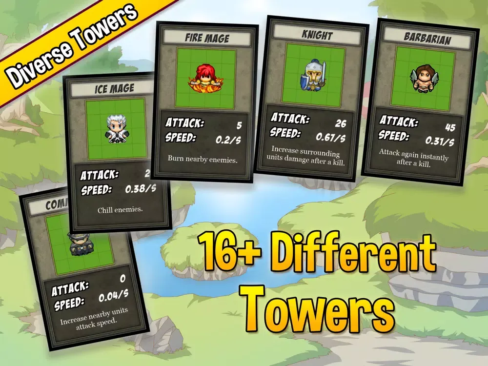 Zrzuty ekranu Innotoria Tower Defense iPad 