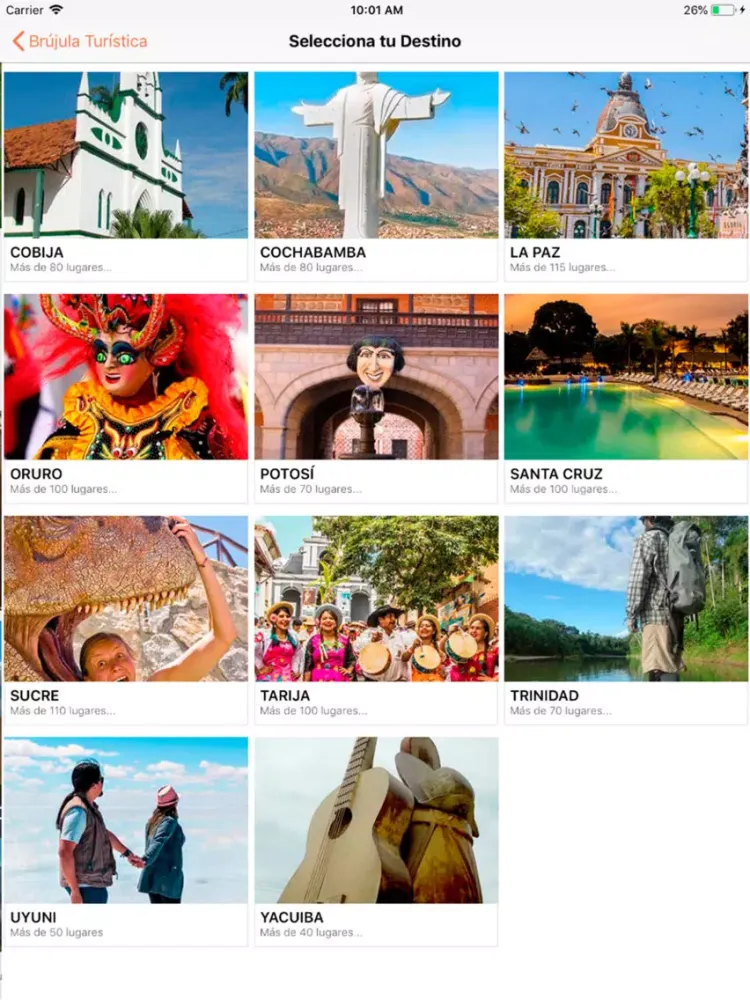 ภาพหน้าจอของ Brujula Turistica iPad 