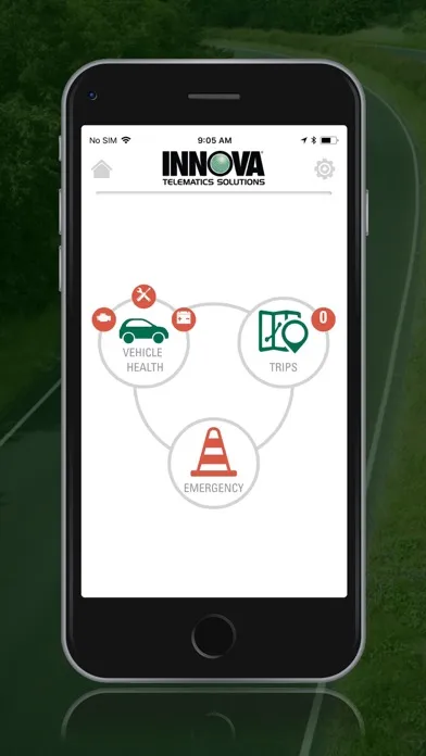Capturas de tela do Innova Telematics