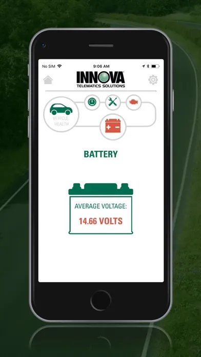 Capturas de tela do Innova Telematics