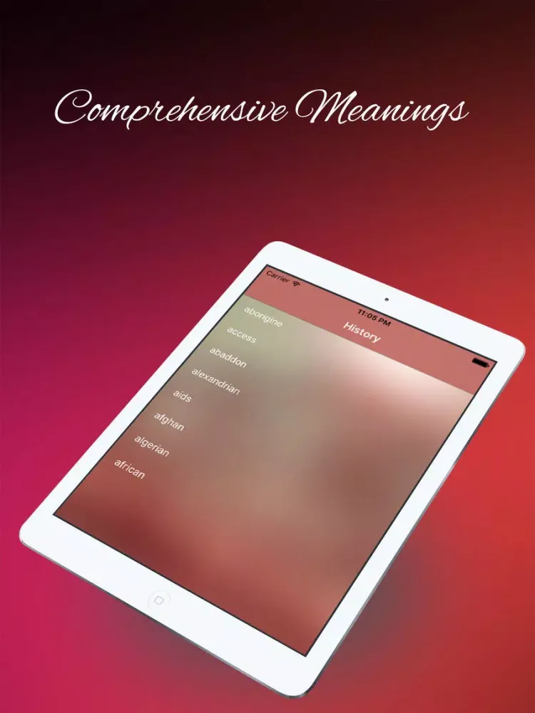 Capturas de pantalla de English to Arabic dictionary iPad 